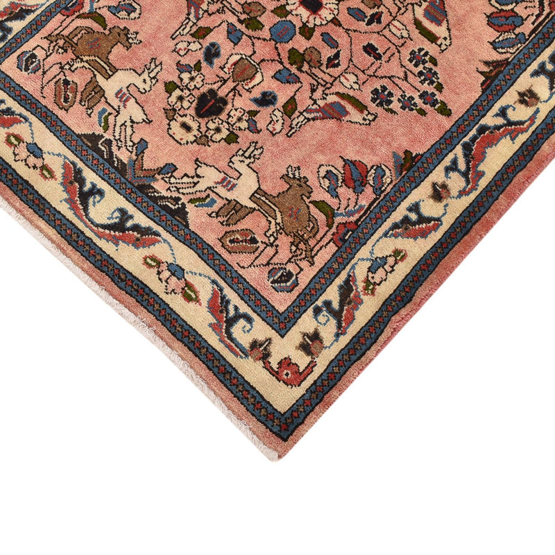 Alfombra persa - Nómada - 90 x 70 cm - rojo claro