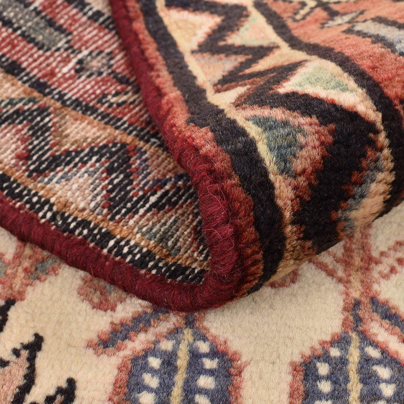 Alfombra persa - Nómada - 101 x 62 cm - rojo claro