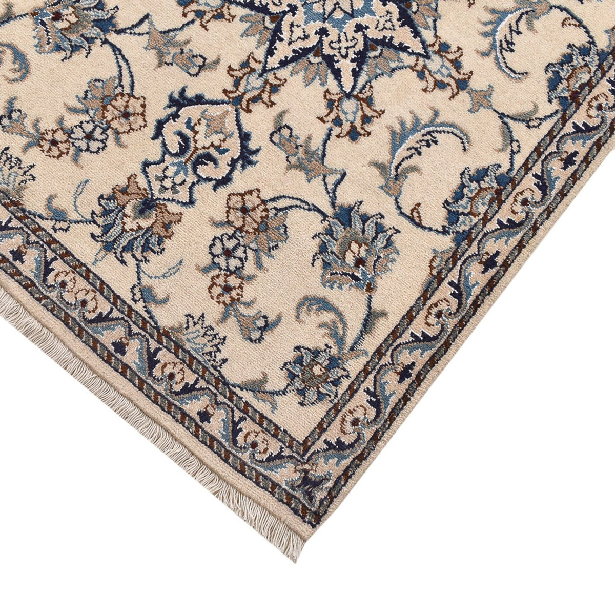 Alfombra de pasillo Alfombra persa - Nain - 290 x 80 cm - beige