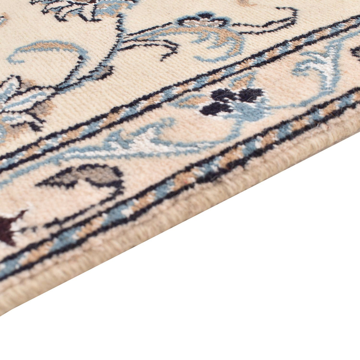 Alfombra de pasillo Alfombra persa - Nain - 193 x 80 cm - beige