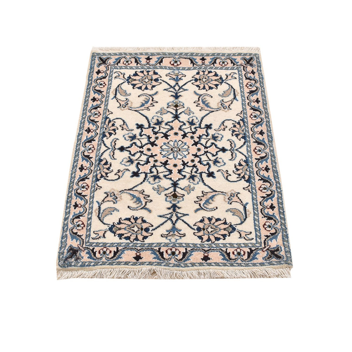 Alfombra persa - Nain - 92 x 60 cm - beige