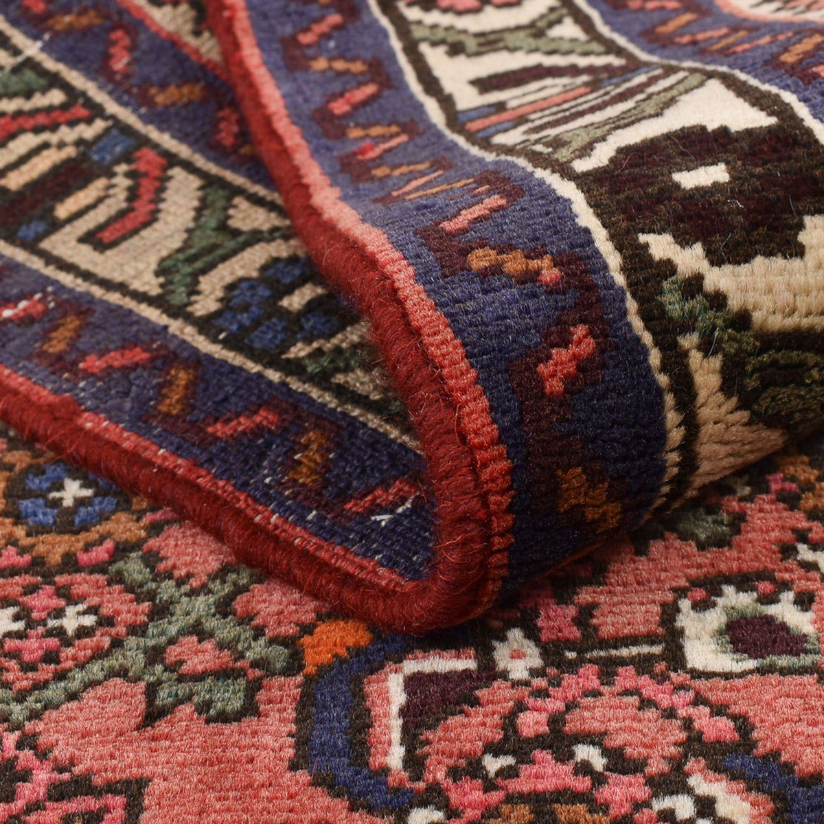 Alfombra de pasillo Alfombra persa - Nómada - 186 x 80 cm - rojo oscuro