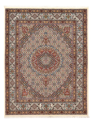 Alfombra persa - Clásica - 196 x 150 cm - marrón oscuro