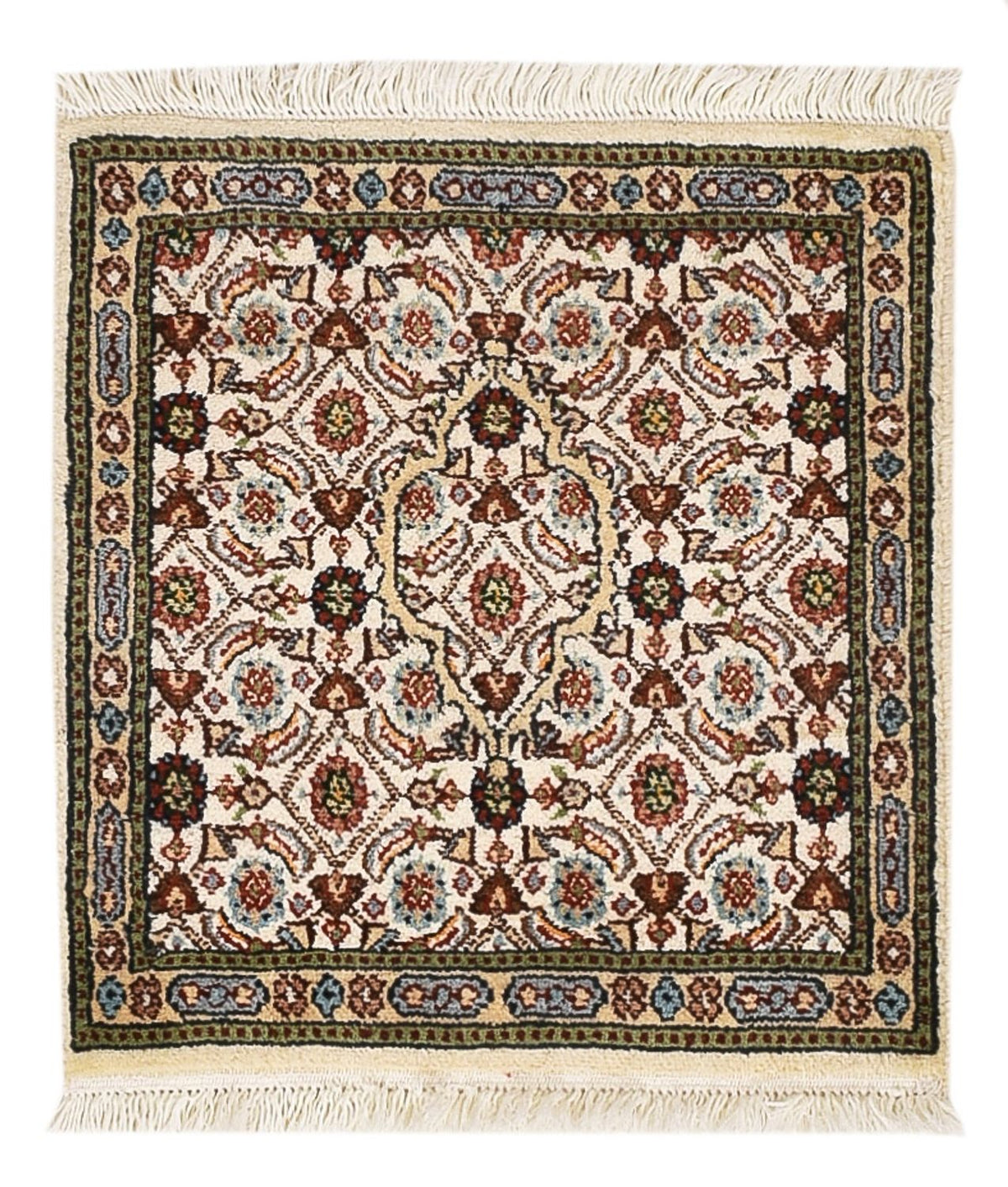 Alfombra persa - Clásica - 40 x 40 cm - multicolor