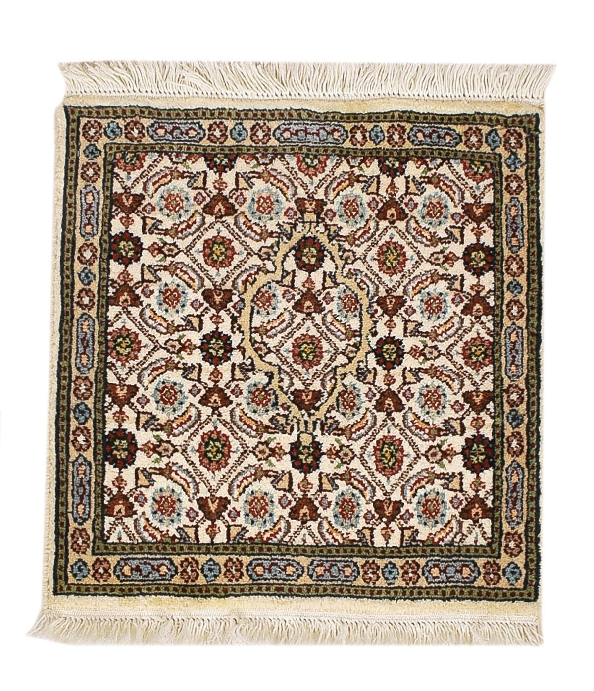 Alfombra persa - Clásica - 40 x 40 cm - multicolor