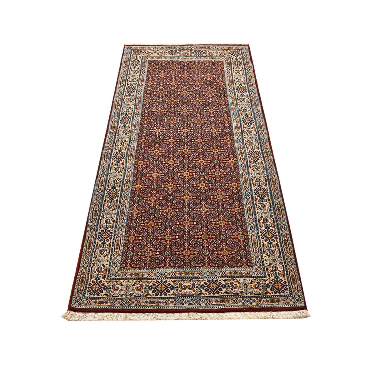 Alfombra de pasillo Alfombra persa - Clásica - 200 x 79 cm - rojo claro