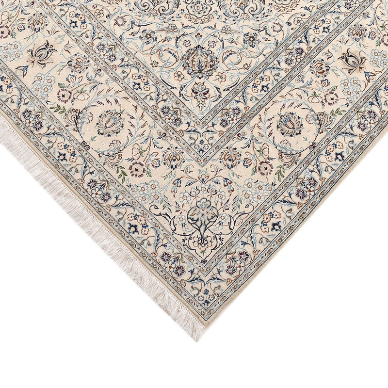 Alfombra Persa - Nain - Real - 305 x 205 cm - gris claro