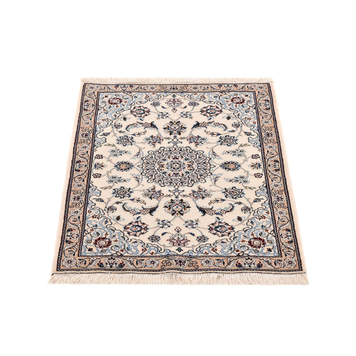 Alfombra Persa - Nain - Real - 87 x 66 cm - crema