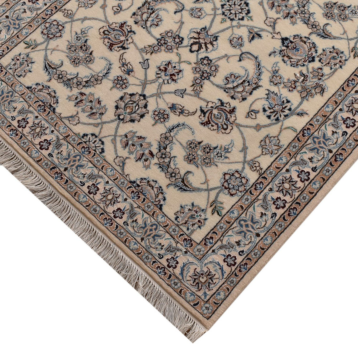 Alfombra de pasillo Alfombra Persa - Nain - Prima - 520 x 100 cm - beige