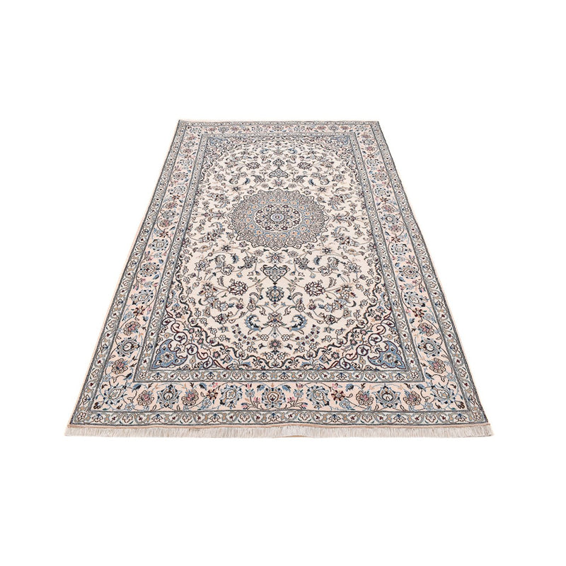 Alfombra Persa - Nain - Real - 250 x 155 cm - gris claro