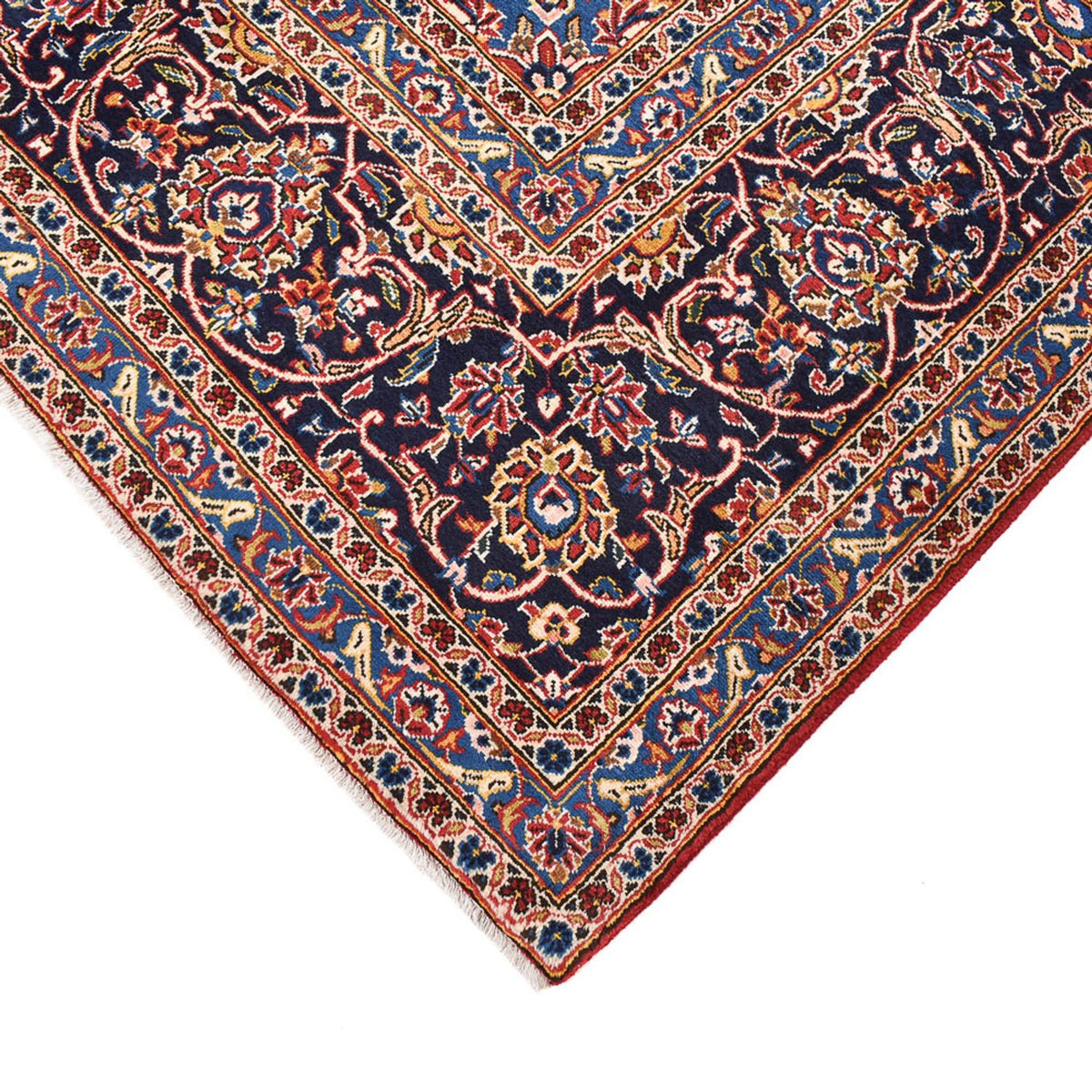 Alfombra persa - Keshan - 409 x 301 cm - rojo