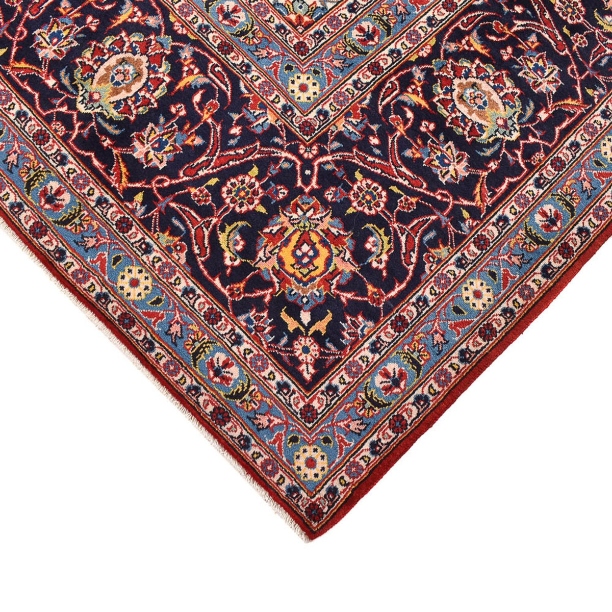 Alfombra persa - Keshan - 420 x 302 cm - rojo