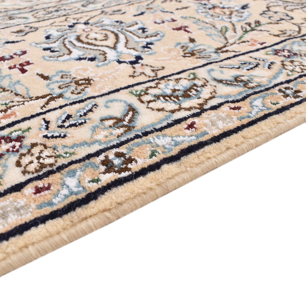 Alfombra Persa - Nain - Real - 307 x 207 cm - blanco
