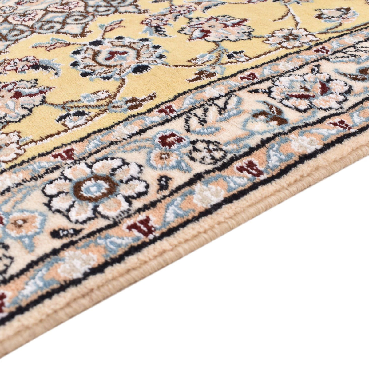 Alfombra de pasillo Alfombra Persa - Nain - Real - 273 x 88 cm - amarillo
