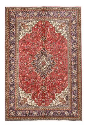 Alfombra persa - Tabriz - 295 x 198 cm - rojo
