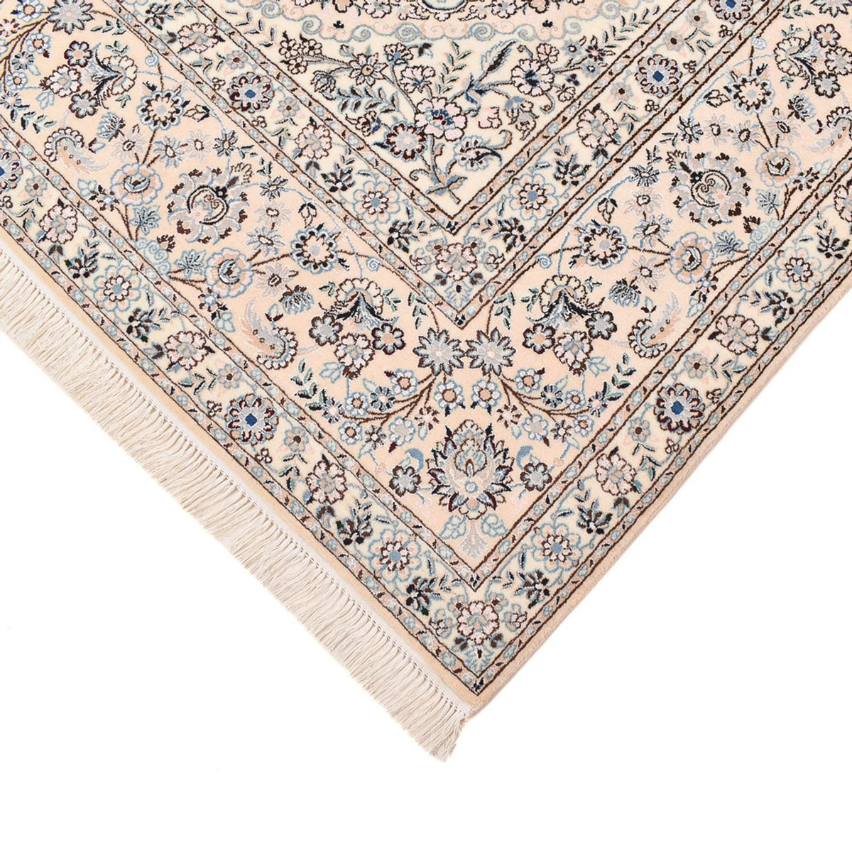 Alfombra Persa - Nain - Prima - 302 x 210 cm - blanco