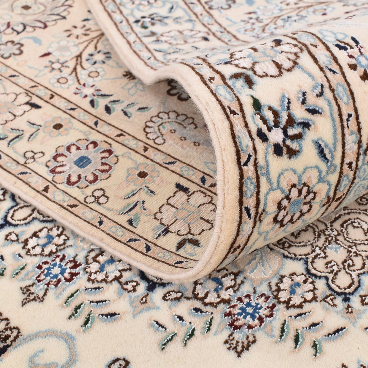 Alfombra Persa - Nain - Prima - 302 x 210 cm - blanco