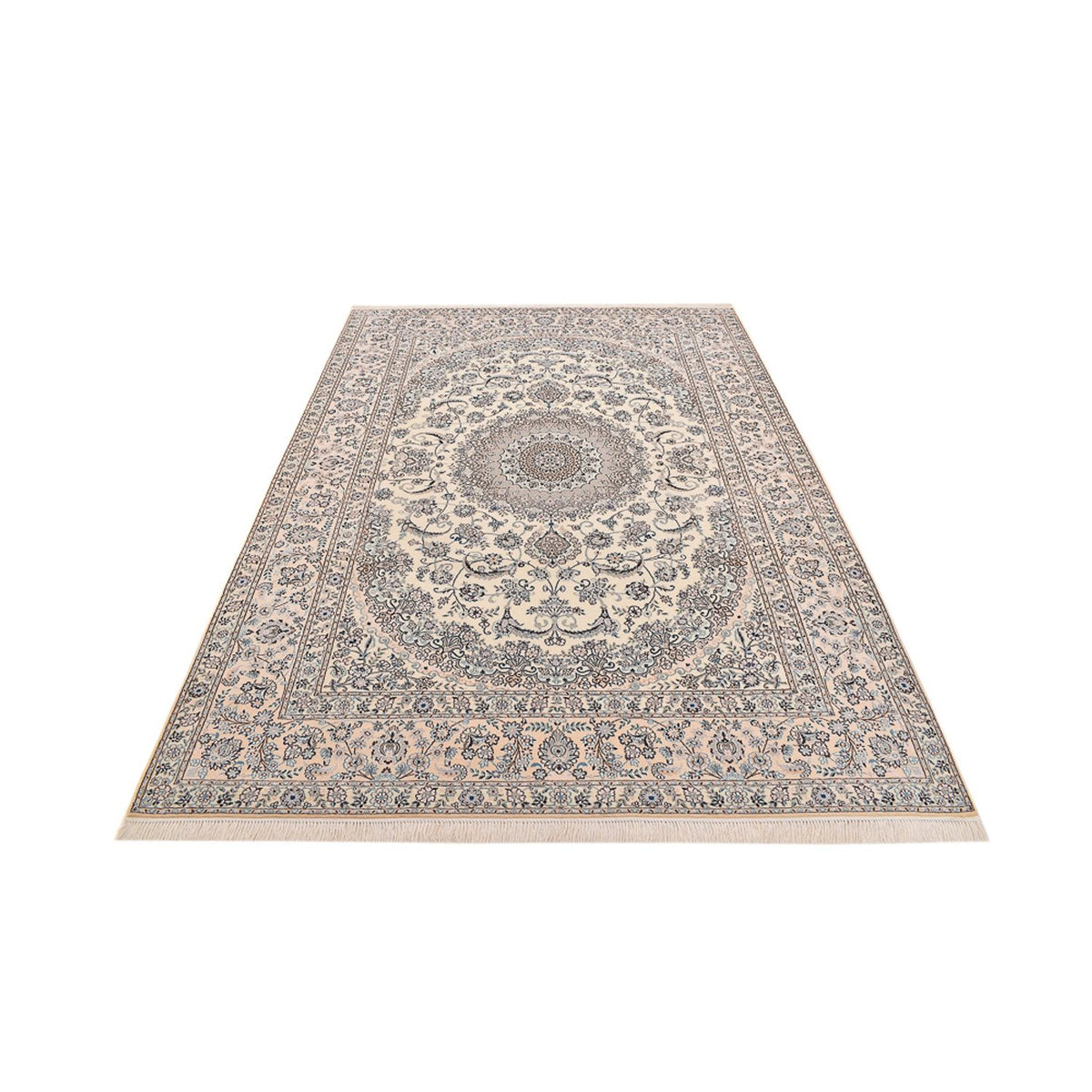 Alfombra Persa - Nain - Prima - 302 x 210 cm - blanco