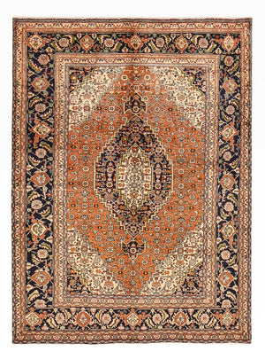 Alfombra persa - Tabriz - 270 x 193 cm - rojo claro