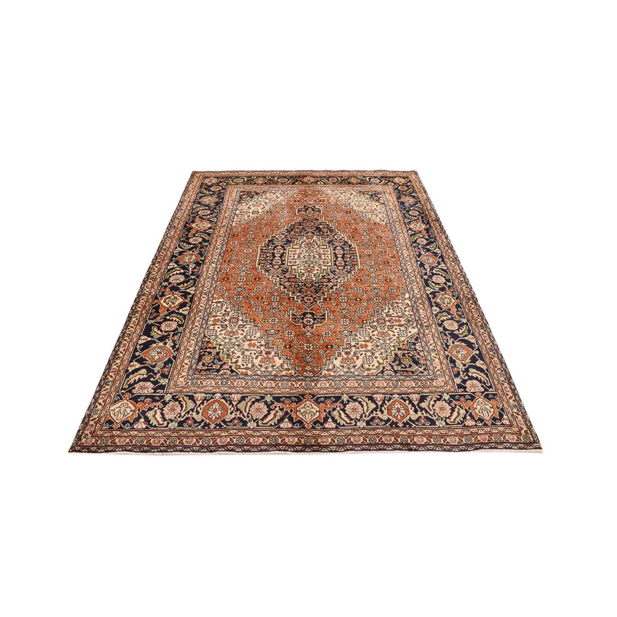 Alfombra persa - Tabriz - 270 x 193 cm - rojo claro