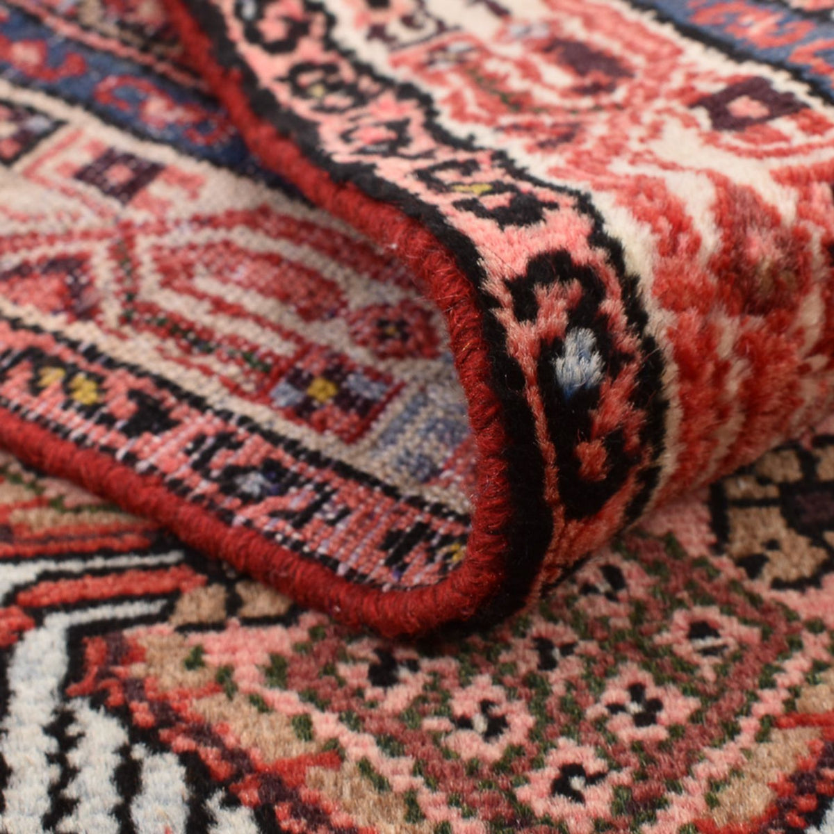Alfombra de pasillo Alfombra persa - Nómada - 203 x 78 cm - rojo claro