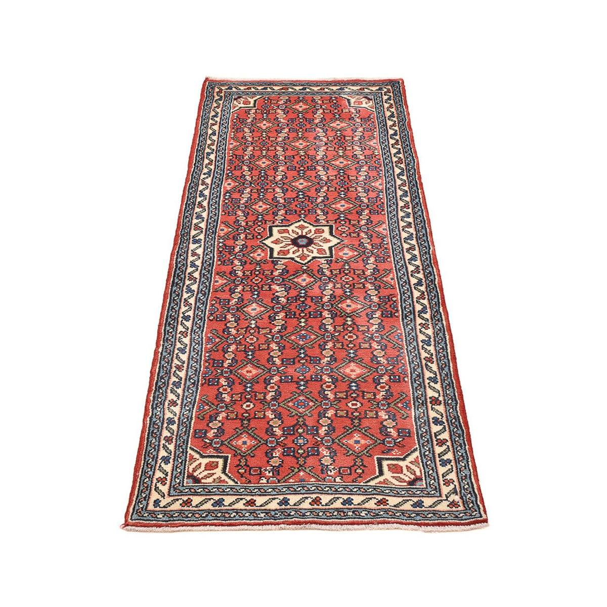 Alfombra de pasillo Alfombra persa - Nómada - 183 x 67 cm - rojo claro