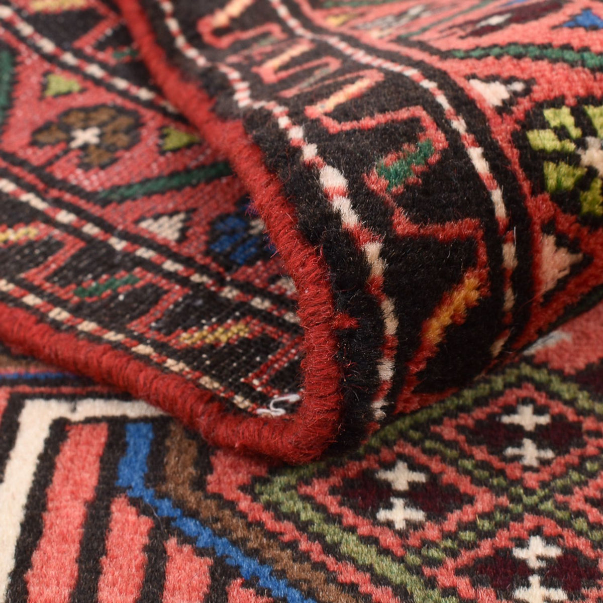 Alfombra de pasillo Alfombra persa - Nómada - 200 x 82 cm - multicolor