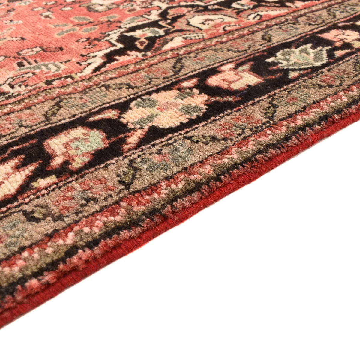 Alfombra de pasillo Alfombra persa - Nómada - 433 x 118 cm - rojo claro