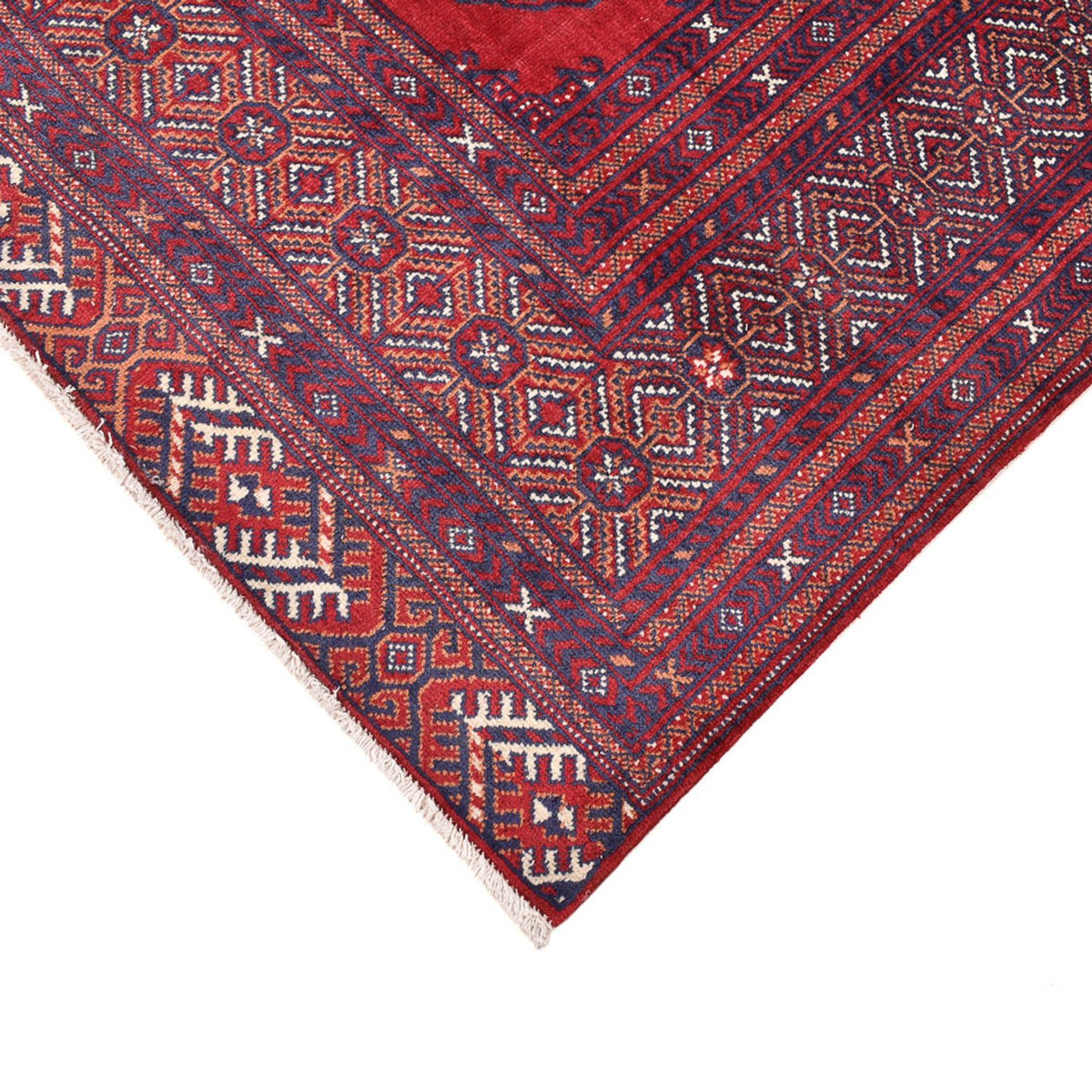Alfombra Turkaman - 339 x 255 cm - rojo