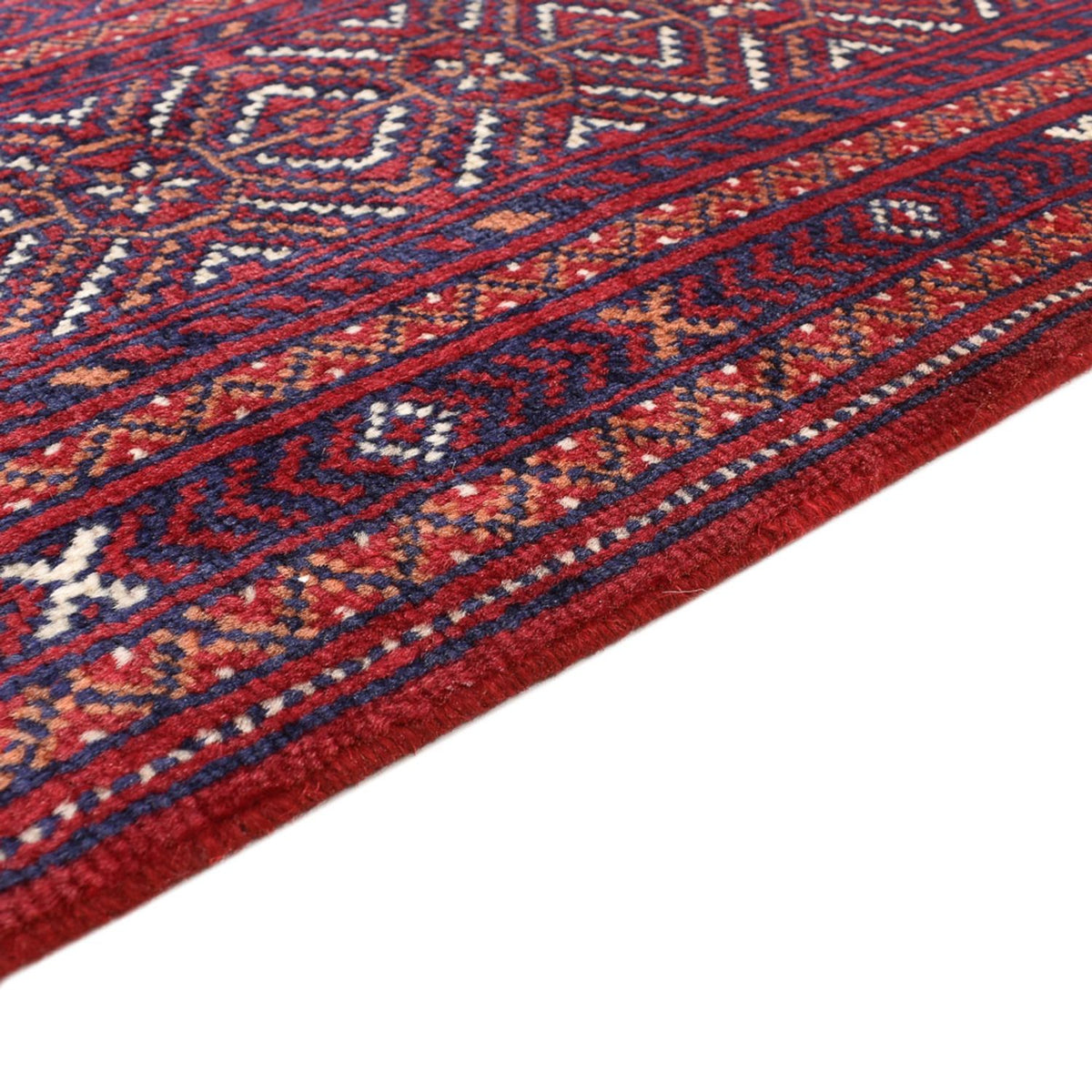 Alfombra Turkaman - 339 x 255 cm - rojo
