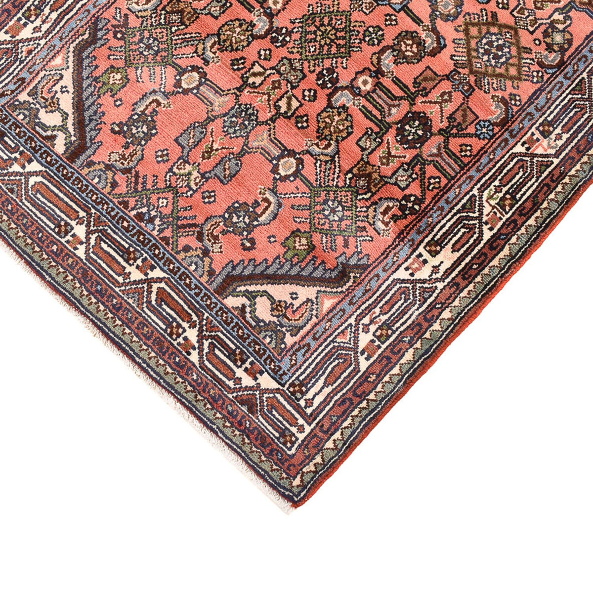 Alfombra de pasillo Alfombra persa - Nómada - 205 x 79 cm - rojo claro