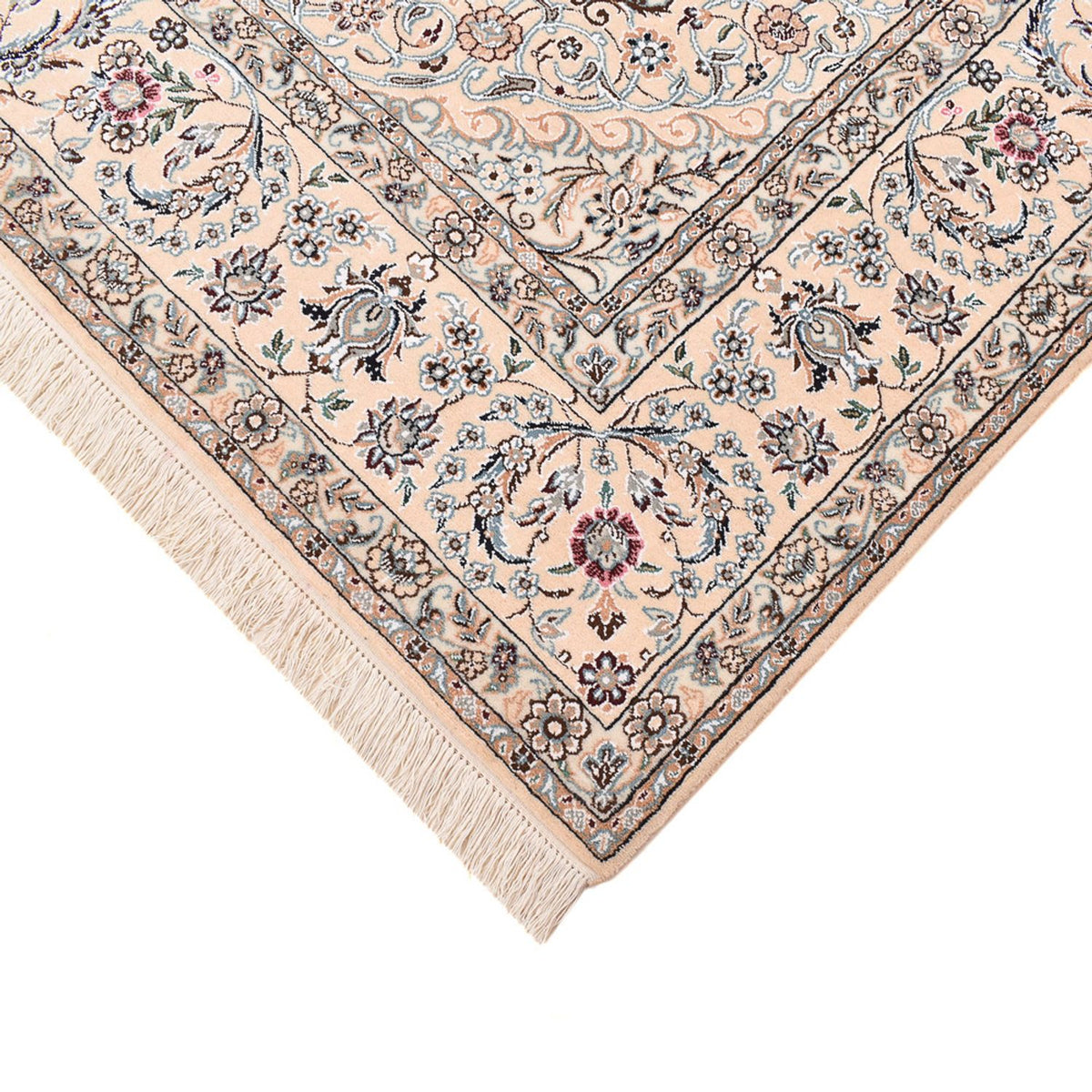 Alfombra Persa - Nain - Real - 310 x 213 cm - blanco