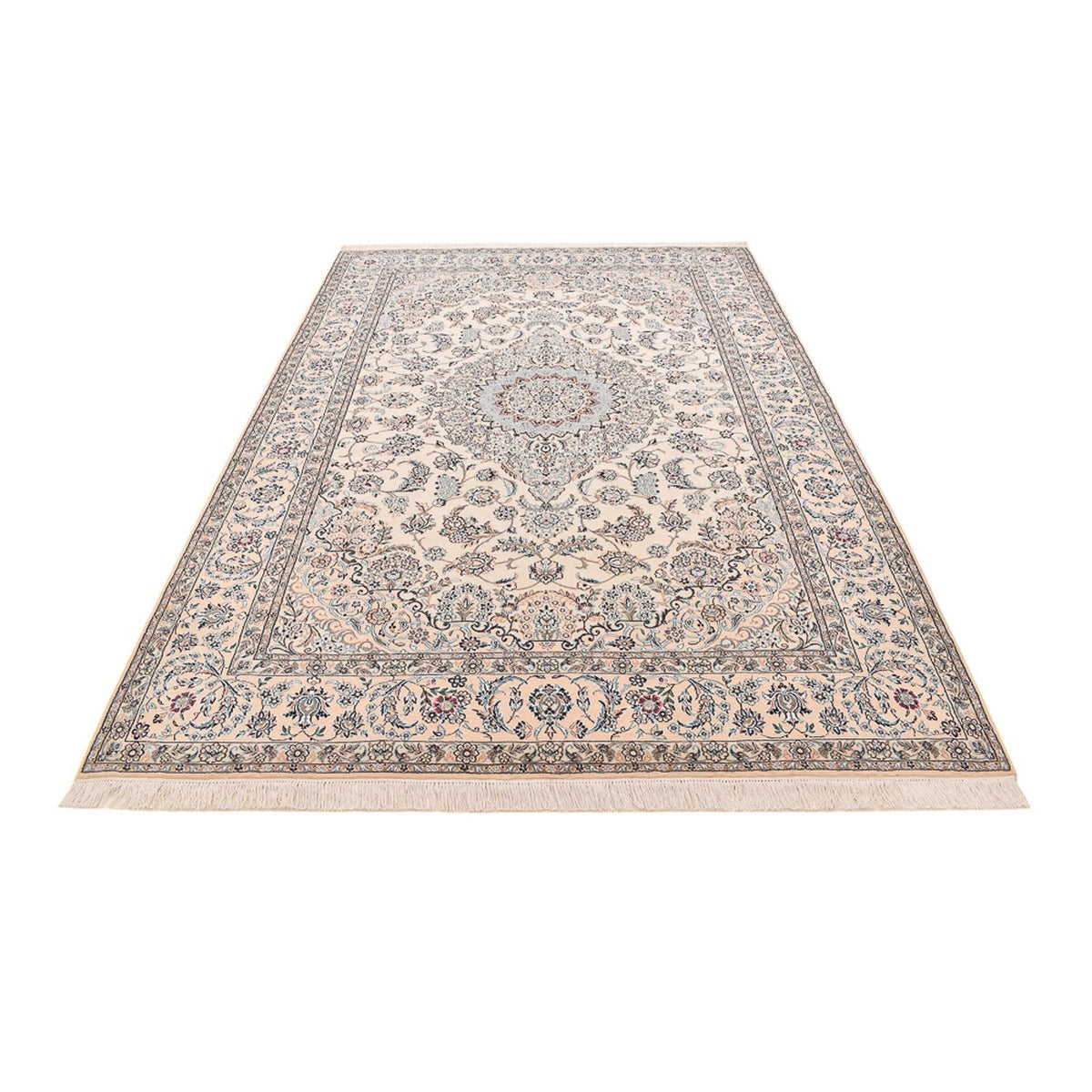 Alfombra Persa - Nain - Real - 310 x 213 cm - blanco