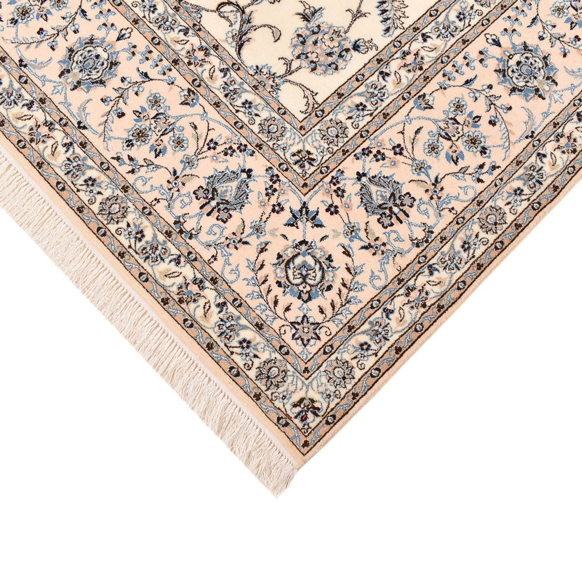 Alfombra Persa - Nain - Prima - 297 x 205 cm - blanco
