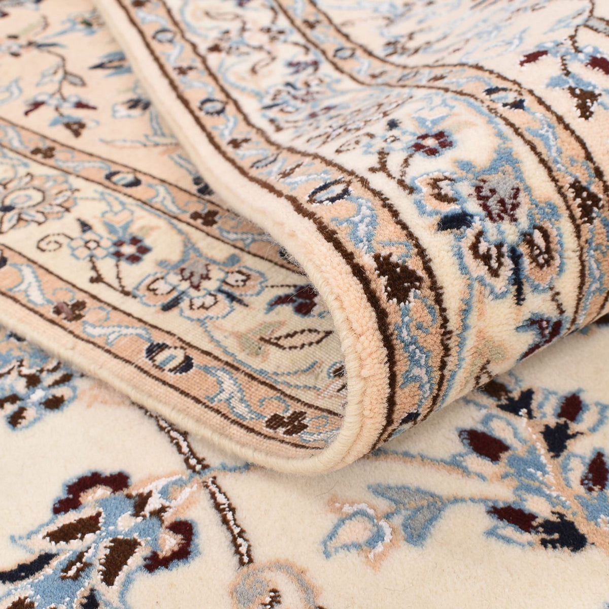 Alfombra Persa - Nain - Prima - 297 x 205 cm - blanco
