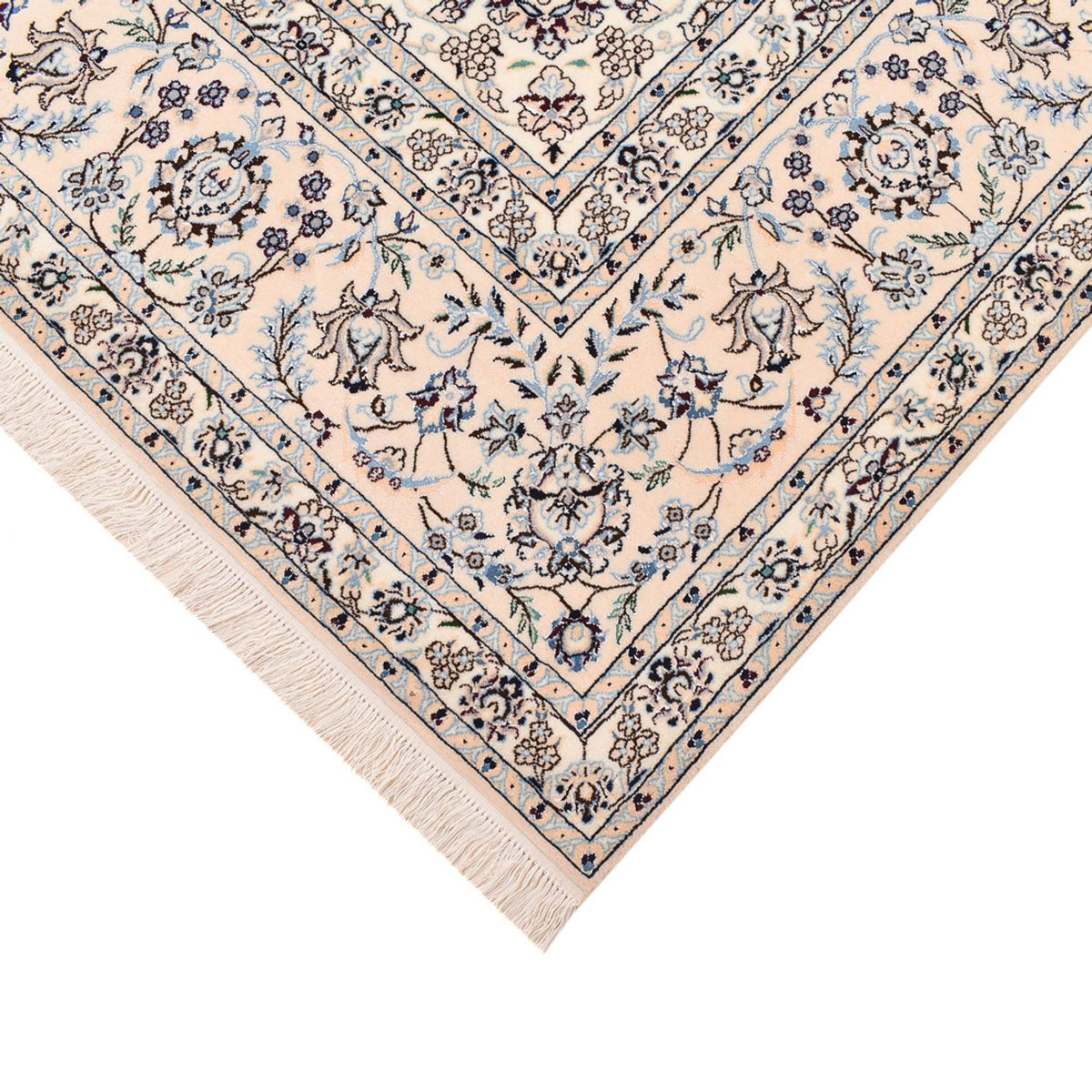 Alfombra Persa - Nain - Prima cuadrado - 246 x 253 cm - azul