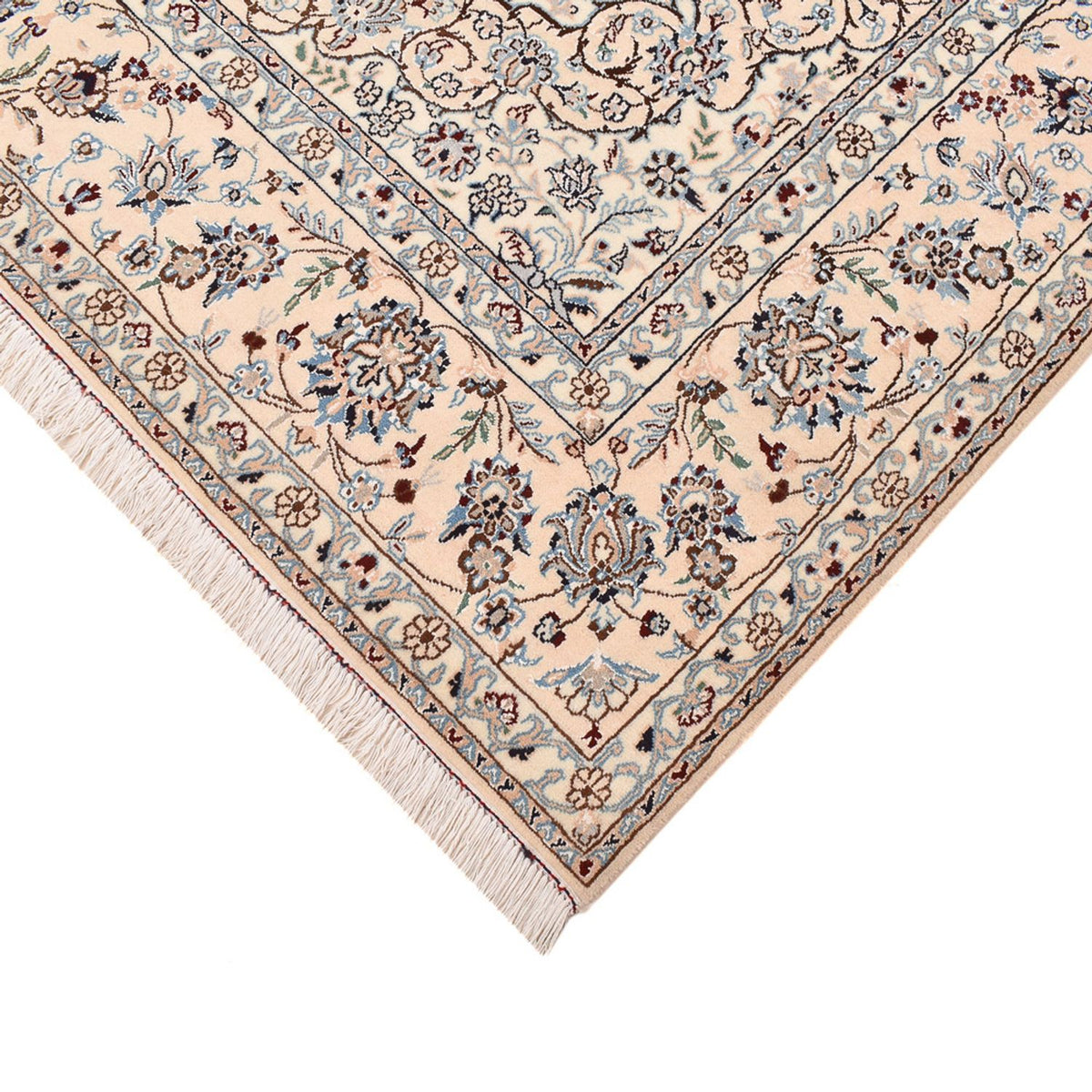 Alfombra Persa - Nain - Real - 312 x 210 cm - blanco