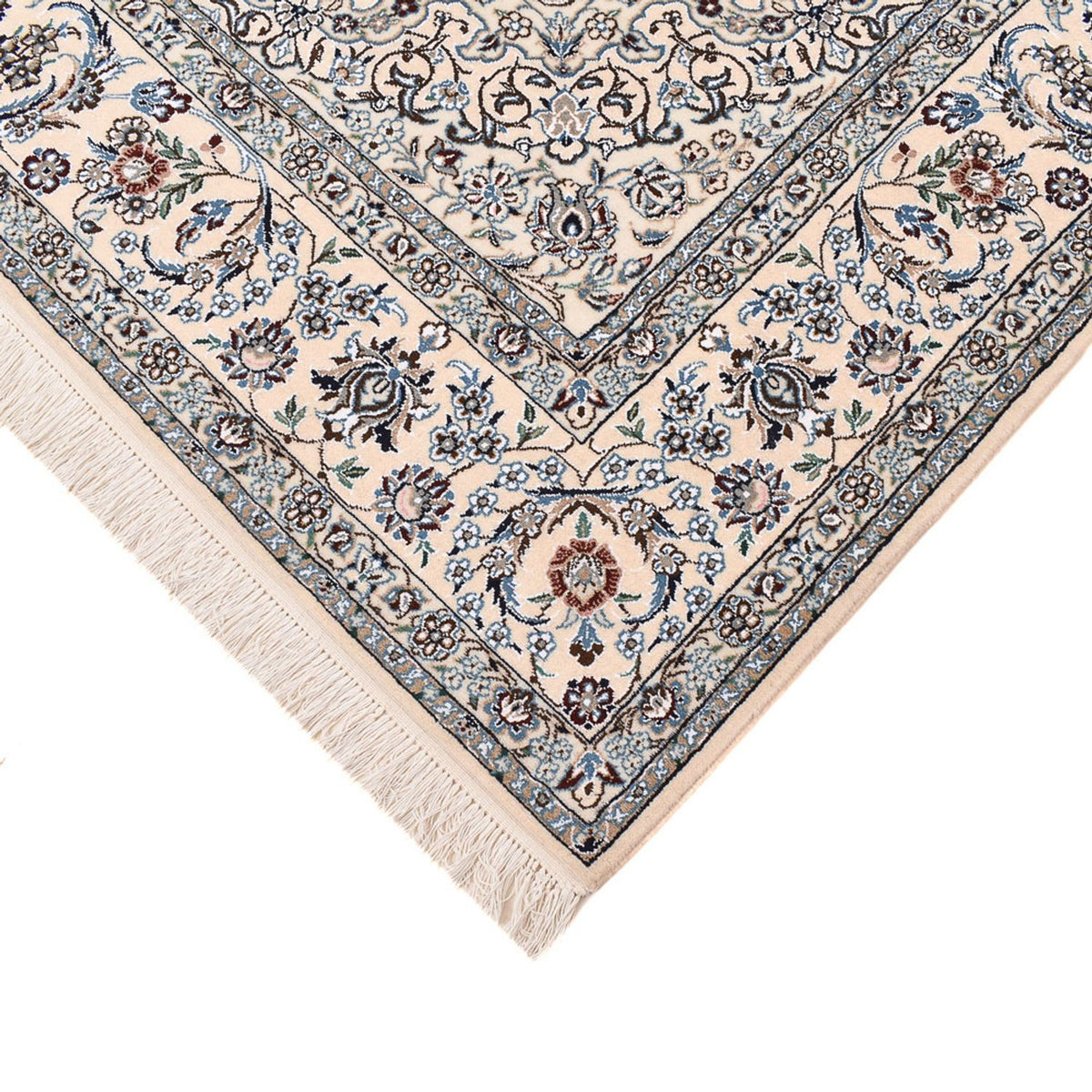 Alfombra Persa - Nain - Real - 315 x 204 cm - blanco