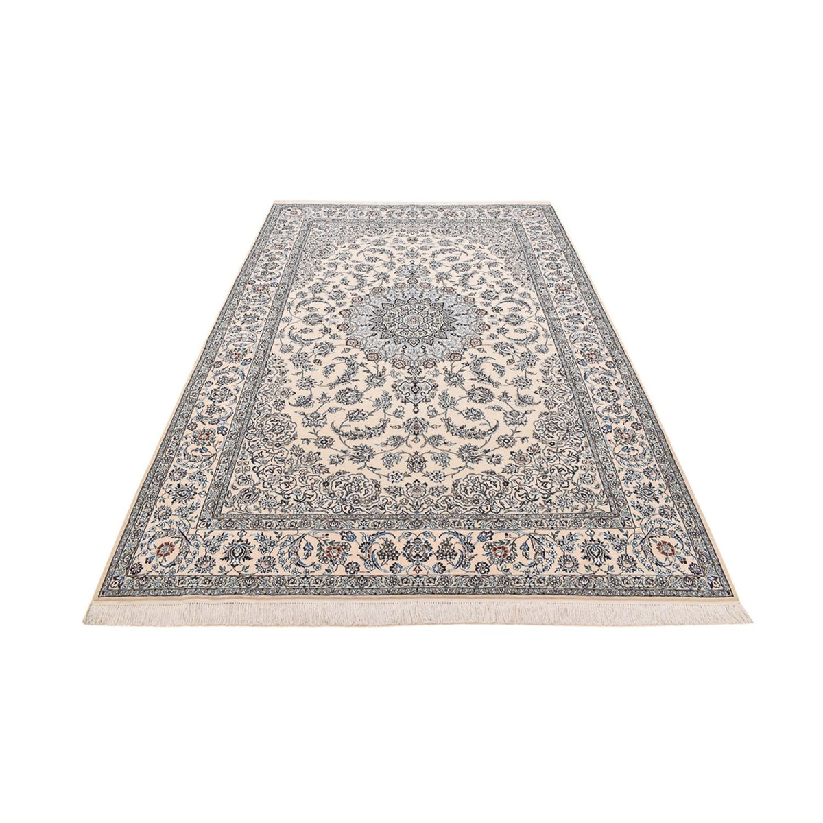 Alfombra Persa - Nain - Real - 315 x 204 cm - blanco
