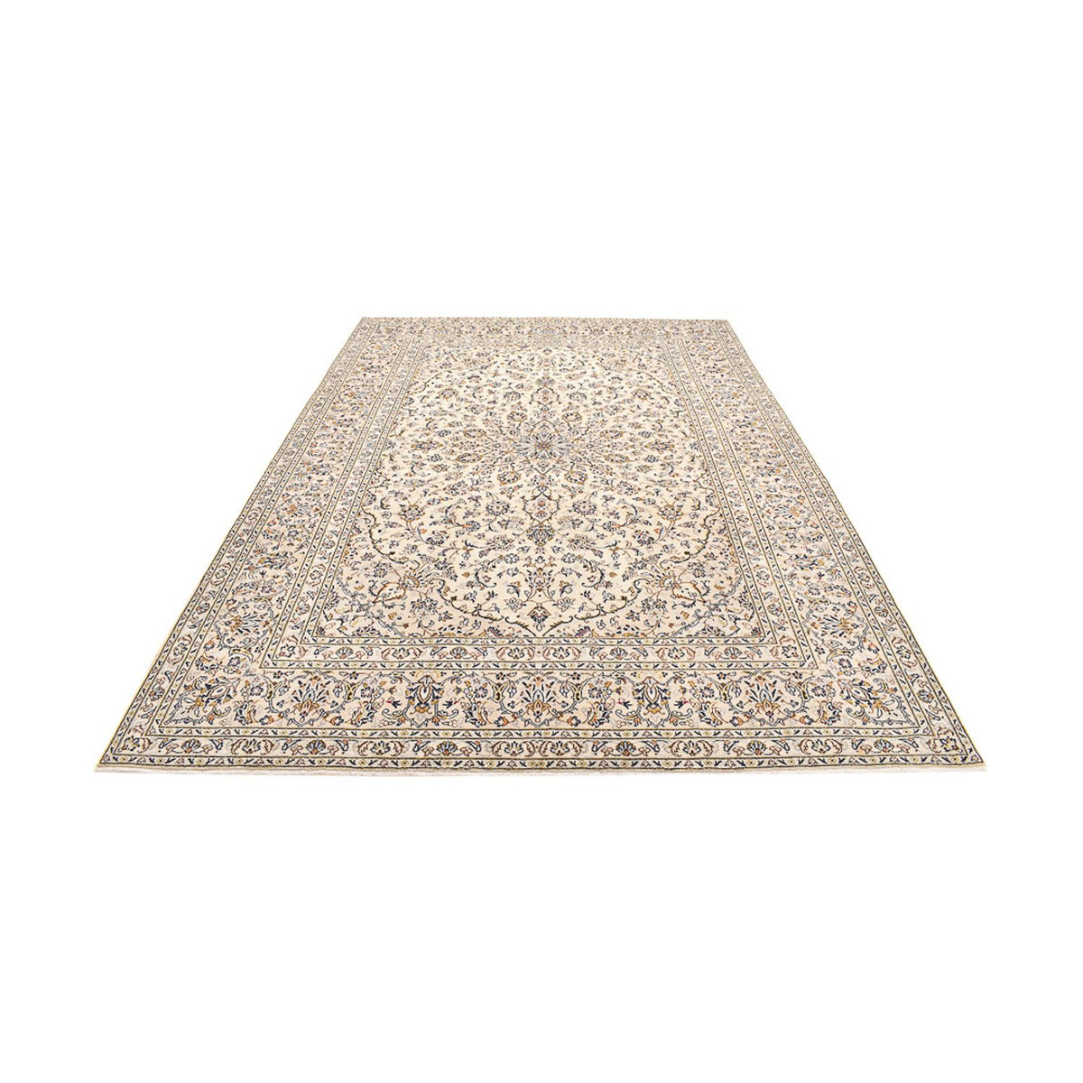 Alfombra persa - Keshan - 355 x 245 cm - beige claro