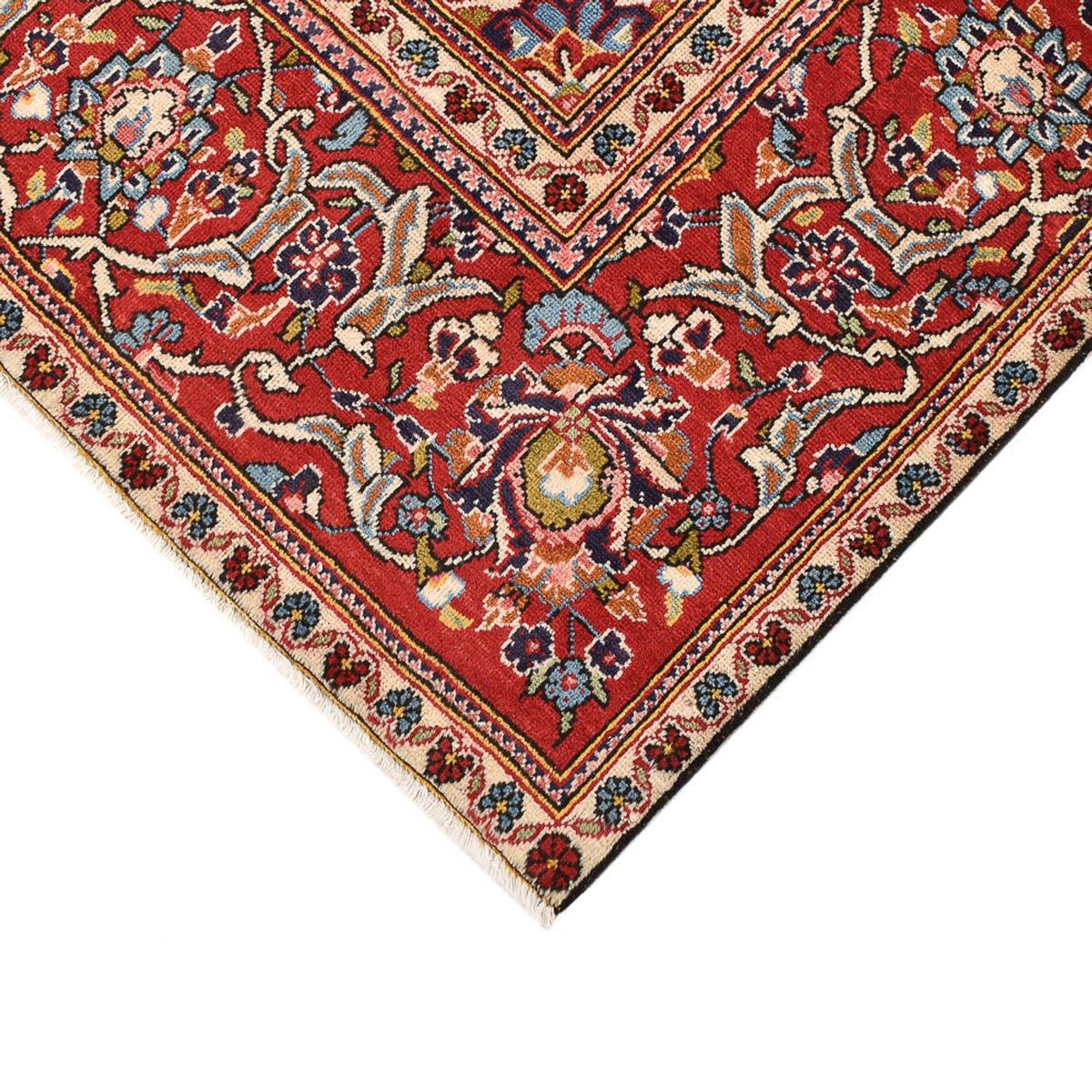 Alfombra persa - Keshan - 302 x 200 cm - rojo