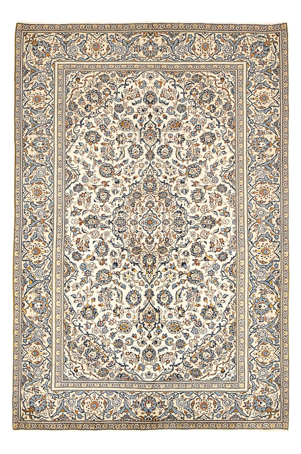 Alfombra persa - Keshan - 294 x 196 cm - arena