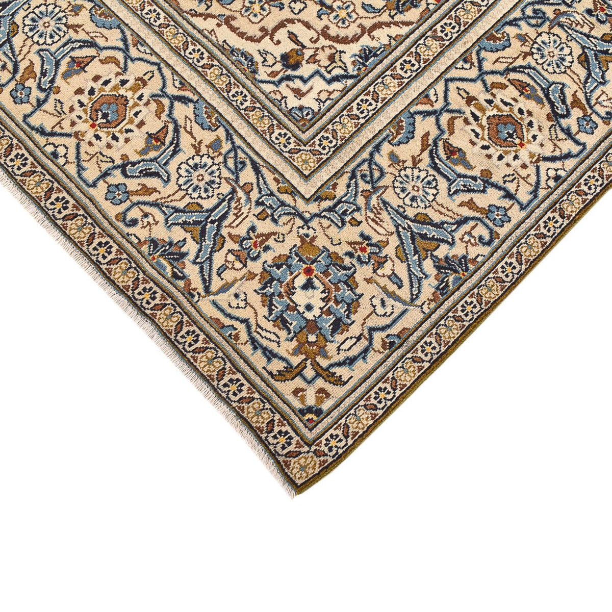 Alfombra persa - Keshan - 294 x 196 cm - arena