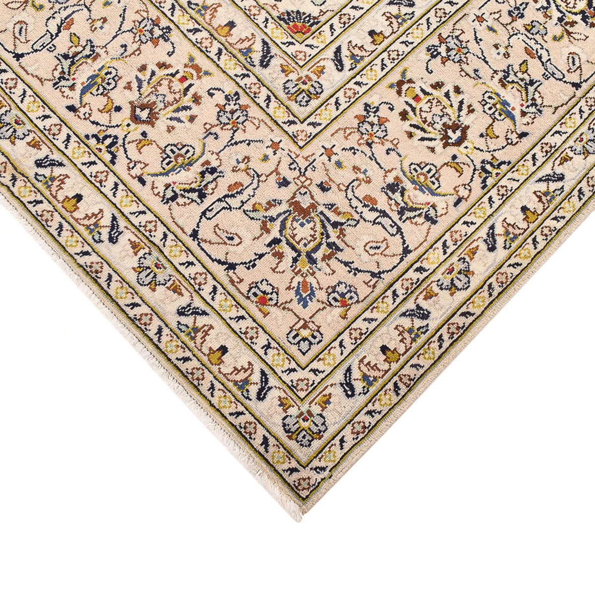 Alfombra persa - Keshan - 342 x 245 cm - beige claro