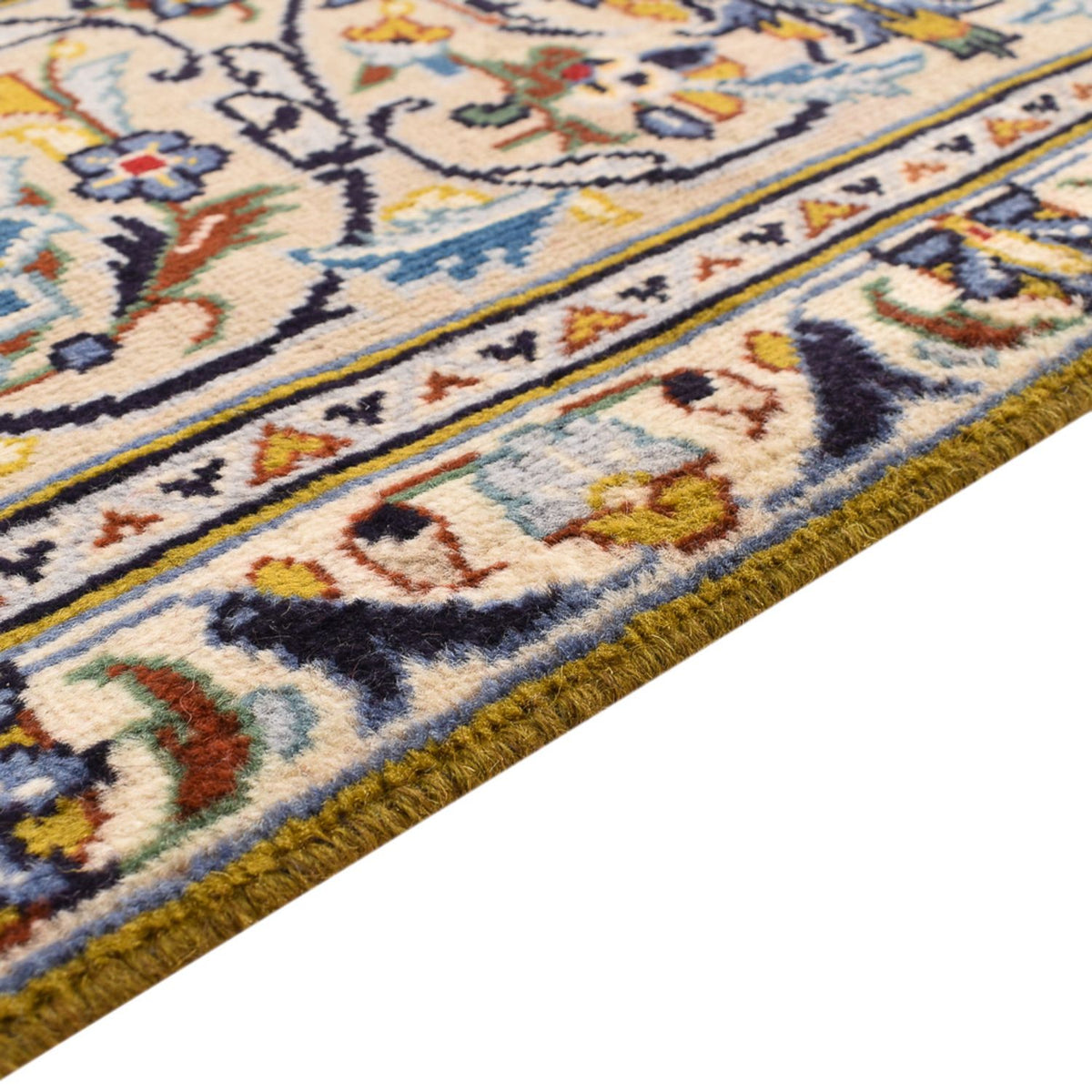 Alfombra persa - Keshan - 350 x 249 cm - beige oscuro