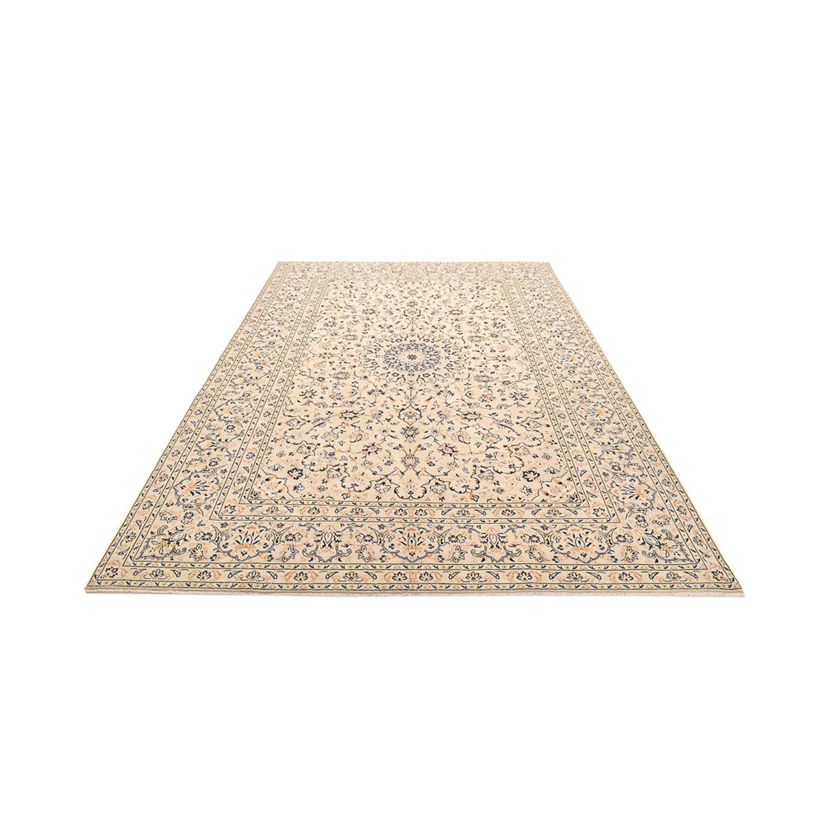 Alfombra persa - Keshan - 343 x 243 cm - beige