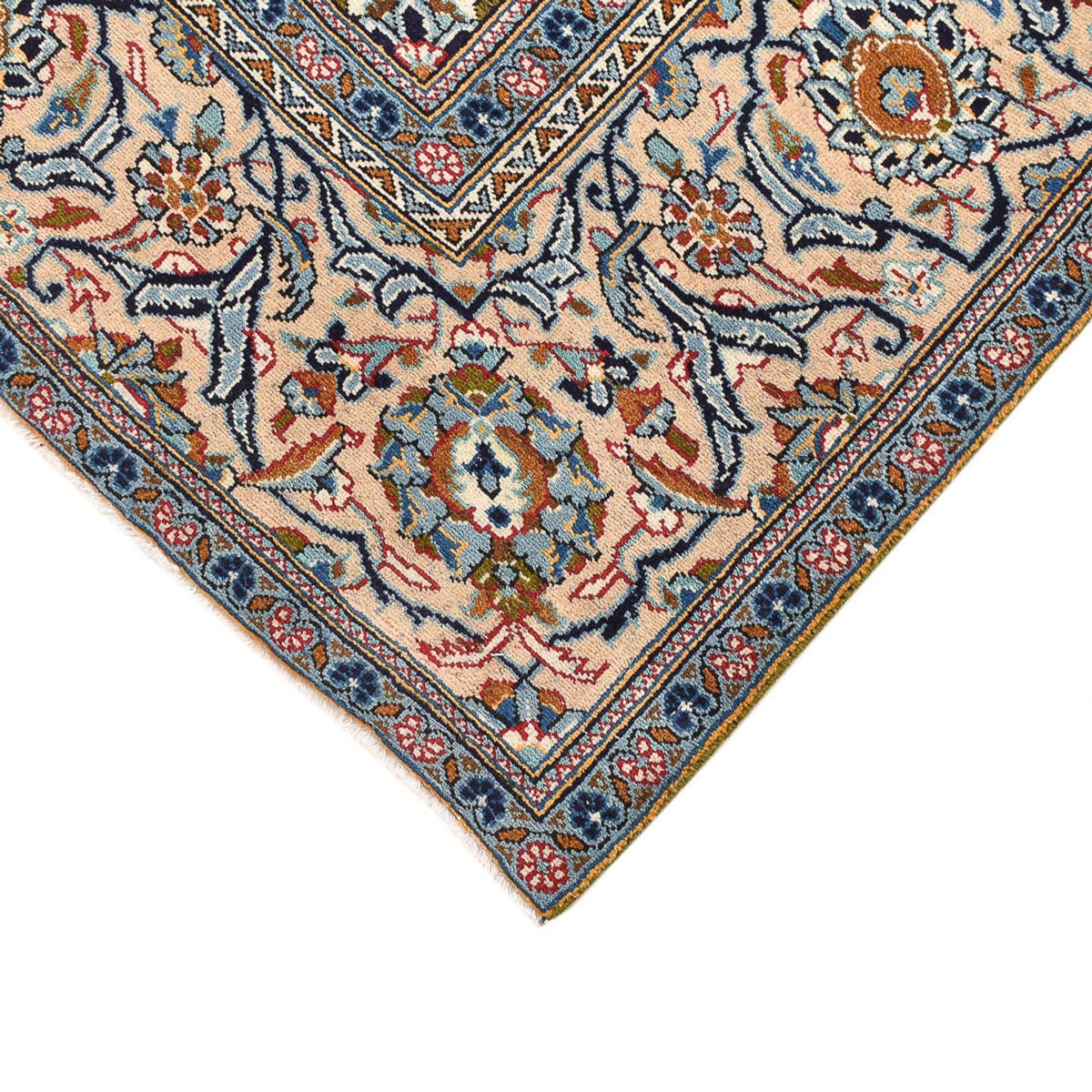 Alfombra persa - Keshan - 288 x 198 cm - beige claro