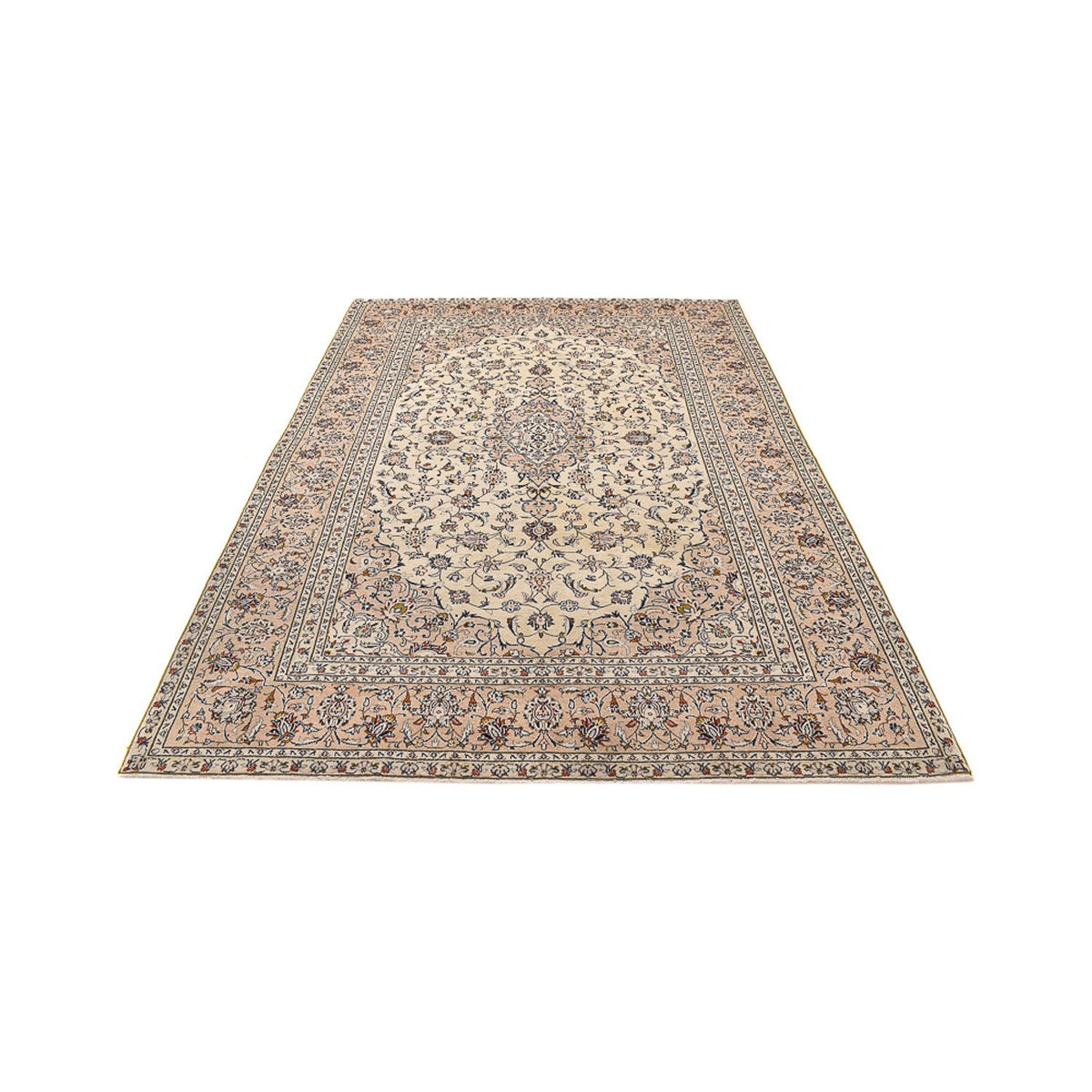 Alfombra persa - Keshan - 308 x 208 cm - beige claro