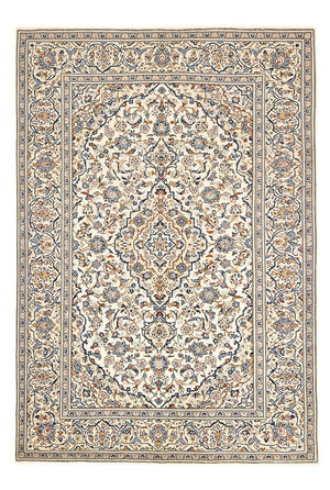 Alfombra persa - Keshan - 300 x 200 cm - beige claro