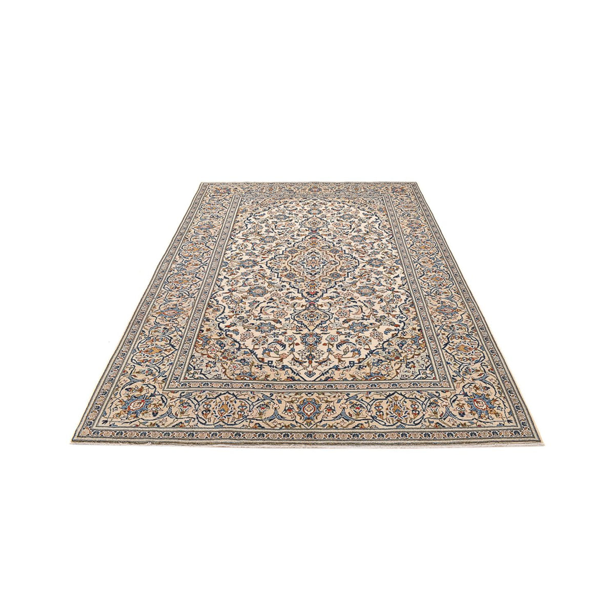 Alfombra persa - Keshan - 300 x 200 cm - beige claro